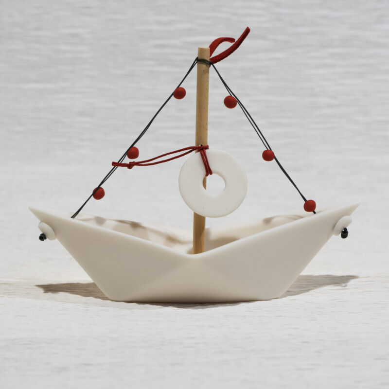 Χειροποίητο Κεραμικό Καραβάκι