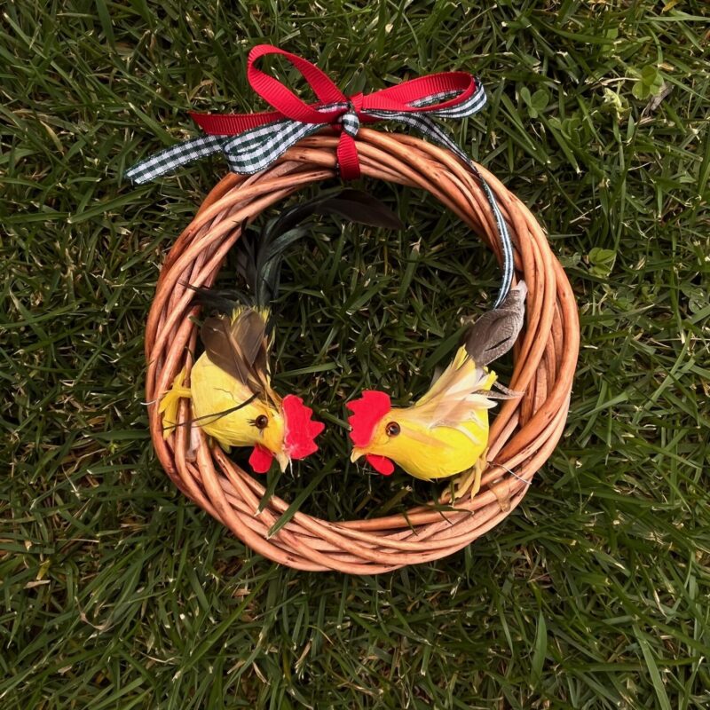 Πασχαλινό Χειροποίητο Στεφάνι 2022 (σχέδιο 7)